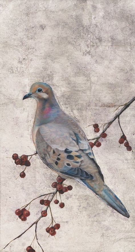 Dove Drawing, Dove Painting, Bird Watercolor Paintings, Kunst Inspiration, Bird Artwork, Watercolor Inspiration, Bird Drawings, Watercolor Bird, Birds Painting