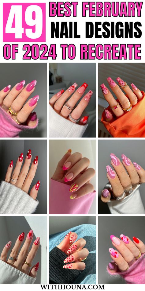 February is the month of love and there is nothing one way to celebrate it than getting your February nails of 2024 done. Thus, we’ve got you the best February nails, February nail designs 2024, February nails ideas Valentine’s Day, February nail colors 2024, simple February nails, February nails ideas, cute February nails, February nail colors, February nails Valentine’s Day, and so much more. Nails For February 2024, End Of February Nails, February Nails 2024, Valentine’s Day Nail Designs, Cute February Nails, February Nail Colors, February Nail Designs, February Nails Ideas, Nails February