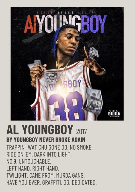 Nba Youngboy Album Cover, Nba Youngboy Poster, Youngboy Poster, Cold Pics, Musician Aesthetic, Youngboy Never Broke Again, Minimalist Polaroid Poster, Song Posters, Never Broke Again