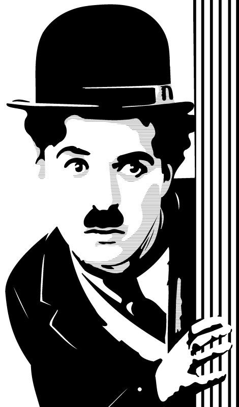 Charlie Chaplin stencil Cars Ideas, Arte Doodle, Stencil Printing, Pop Art Portraits, Silhouette Stencil, Pop Art Wallpaper, Trendy Art, Charlie Chaplin, Art Pop