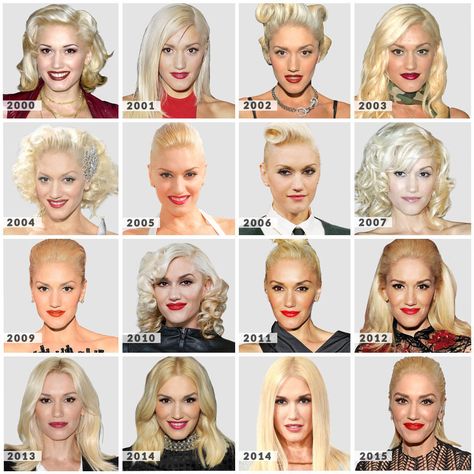 Gwen Stefani Hair, Gwen Stefani 90s, Natural Hair Colour, Gwen Stefani Style, Hair Silver, Rockabilly Hair, Silver Blonde, Platinum Hair, Women's Hair