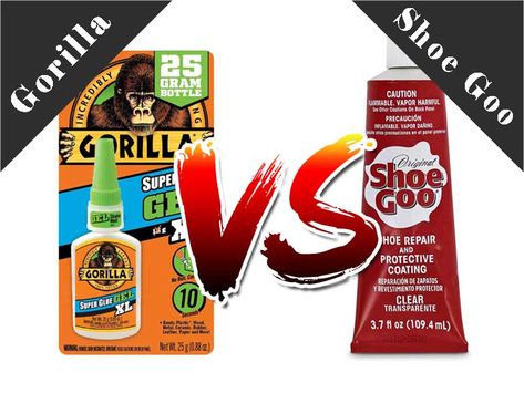 Gorilla Glue Vs Shoe Goo | The Definitive Comparison Shoe Goo, Amazon Shoes, Best Glue, Gorilla Glue, Shoe Repair, Shoe Insoles, Super Glue, Gum, Glue