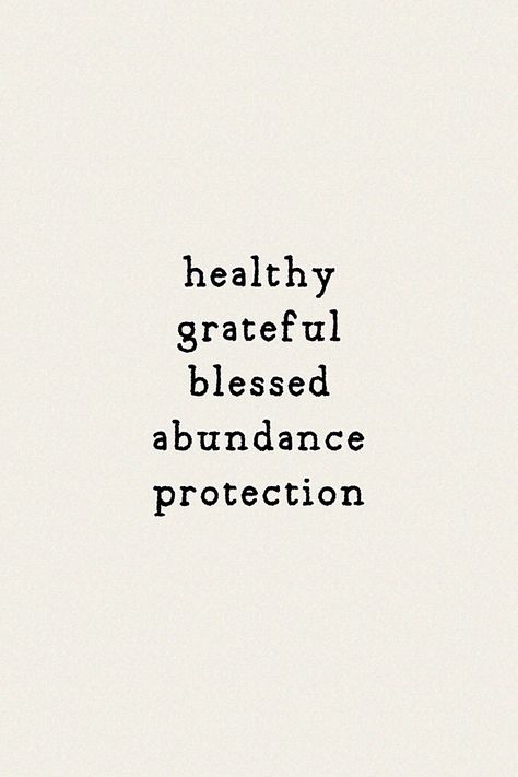 Gratitude #healthy #abundace #blessed #protected #safe Gratitude Quotes, Powerful Words, Words Of Encouragement, Gratitude, Encouragement, Spirituality, Mindfulness, Health, Quick Saves