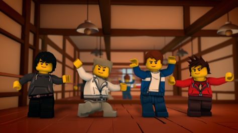 Cole, Zane, Jay, and Kai Ninjago Cole, Ninjago Memes, Ninjago Kai, Western World, American Idol, Lego Ninjago, Lego Sets, Cartoon Network, Pluto The Dog