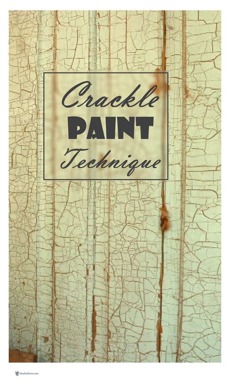 Crackle Paint Techniques Wood Painting Techniques, Crackle Paint, Rustic Painting, Diy Techniques And Supplies, Shabby Chic Painting, Cracked Paint, Crackle Painting, Craft Photography, Diy Techniques