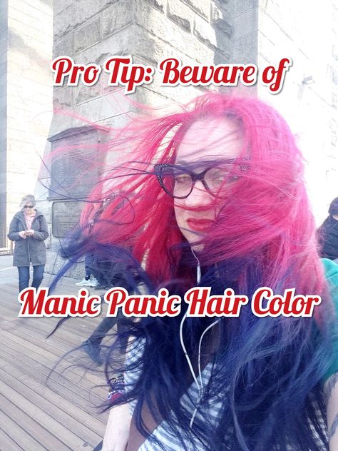 A brief dalliance with the customer service agents of Manic Panic brands. I had an issue with the product and was never given an apology but instead was belittled and called a liar. Read more to find out exactly how I was treated and how we can help the brand take their customer service complaints seriously. Manic Panic Deadly Nightshade, Coloured Hair Streaks, Manic Panic Dark Star, Manic Panic Plum Passion, Manic Panic Infra Red, Manic Panic Color Chart, Manic Panic Raven, Manic Panic Pink, Manic Panic Red