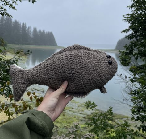 Halibut Crochet Pattern (U.S. National Park Service) Crochet Fish Patterns, Crochet Fish, Fish Patterns, National Park Service, Half Double Crochet, Crochet Animals, Yarn Crafts, Yarn Colors, Free Patterns