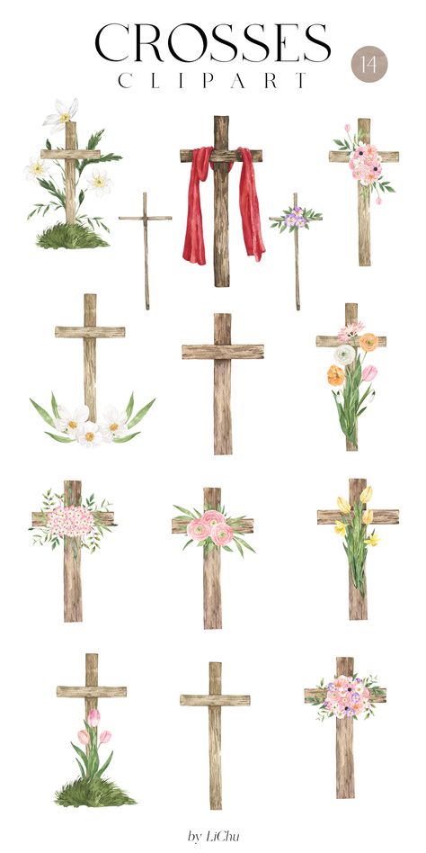 Cross Drawing, Catholic Baptism, Catholic Decor, Bible Journaling Ideas Drawings, Cross Crafts, Christian Quotes God, Wood Cross, Bible Art Journaling, Cross Paintings