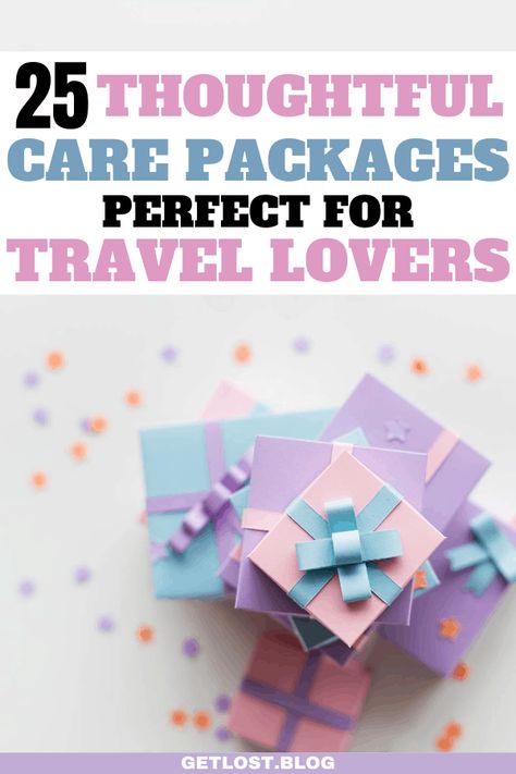 Are you looking for thoughtful care package ideas for the travel loving friend in your life? These thoughtful gifts will help them cheer up and them know you are thinking about them. Send them some long distance love in a box! Click the pin for ideas and inspiration! #carepackage #gift #giftbasket #selfcare #spreadhappiness #carepackageideas #giftguide #travelessentials #travelinspiration #travelmotivation #wanderlust Travel Care Package Airplane, Travel Care Package, Care Package Ideas, Best Travel Gifts, Travel Motivation, Distance Love, Package Ideas, Blogger Inspiration, Travel Words