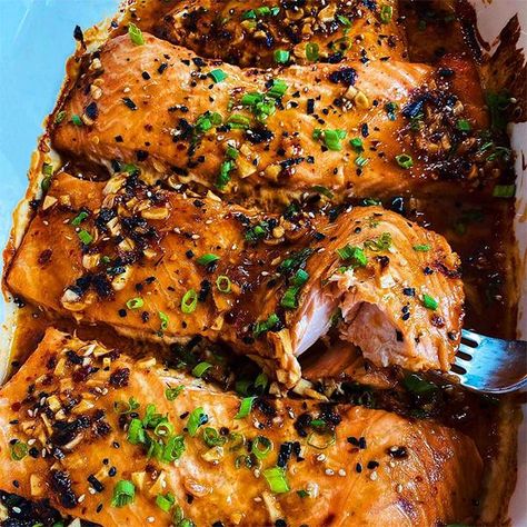 Easy Keto Teriyaki Salmon