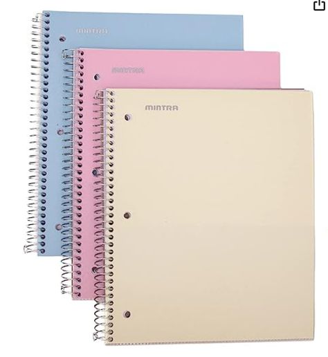 Back to school high quality spiral notebook - better specs, stronger than the competition! 3hole punched bright white paper with Poly pocket divider Coil Lock to prevent snags - heavy duty coil Microperforated Sheets - College Ruled tear out size is 8.5x11/Wide Rule Tear out size 8x10 Water resistant poly cover with thick back board gives this notebook a professional look and feel Mock Trial, Poly Pocket, College Student Hacks, Romanticizing School, Arctic Ice, Sixth Form, Germany Berlin, College Essentials, Student Hacks