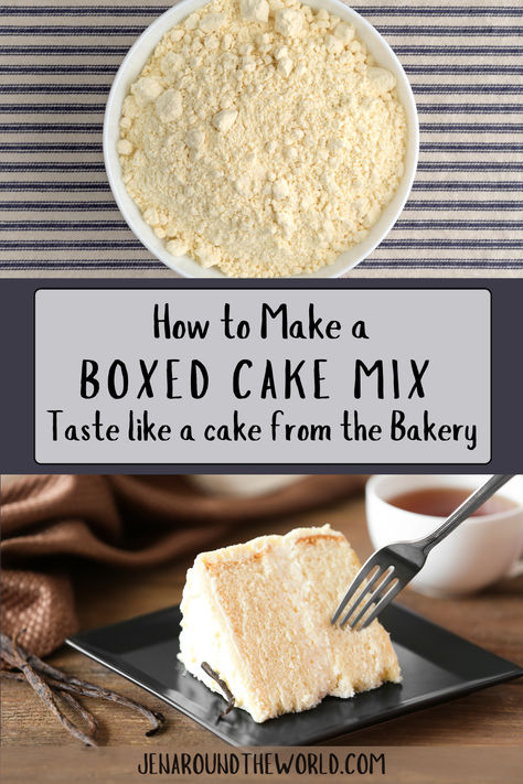 Just a couple of ingredient swaps is all you will need to make a cake mix taste like a cake from the bakery! Everyone always asks me why my cakes taste so amazing, so today I am sharing my easy hack with you! How To Make Box Cake Mix Extra Moist, Cake Mix That Tastes Like Homemade, Box Cake Mix Like Bakery, How To Make Store Bought Cake Mix Taste Like Homemade, Make Cupcakes Taste Like Bakery, Box Cake Like Bakery, Box Cake To Bakery Cake In Minutes, Box Cake Mix With Buttermilk, Cake Mix Hacks Boxes Betty Crocker