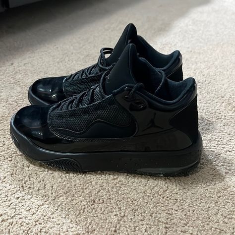 Air Jordan Max Aura 2 'Triple Black' Size US6.5/EUR39 Air Jordan 2, Jordan 2, Gym Shoes, Triple Black, All Black Sneakers, Air Jordan, Air Jordans, Aura, Jordan