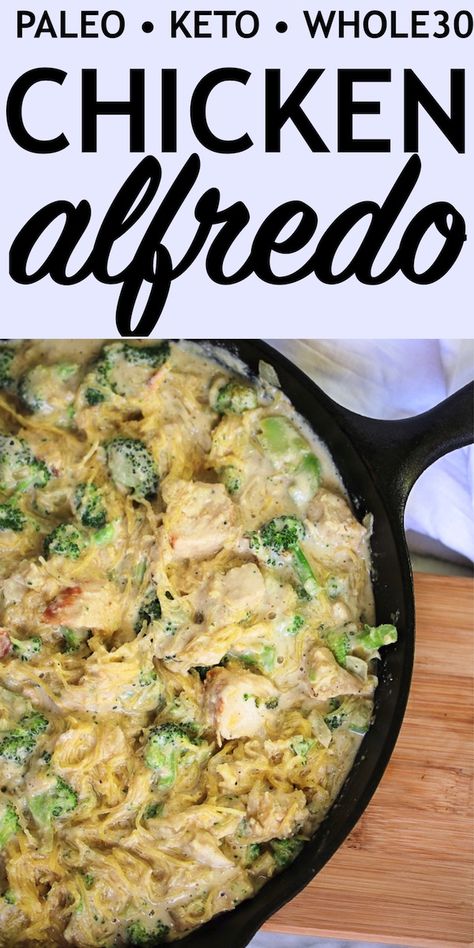 Just Jessie B: Paleo Chicken Alfredo Pasta | PALEO, Keto, Whole30