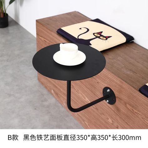 Wall Mounted Cafe Table, Small Cafe Table, Table For Cafe, Wall Mounted Bench, Suspended Table, Coffee Shop Tables, Cafe Bench, Hi Tea, Stainless Table