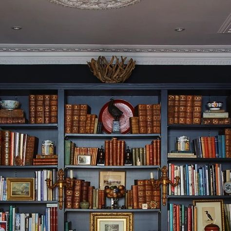 Moody Walls, English Home, London Home, Victorian Home, Red Sofa, Dark Colours, Home Magazine, English House, Modern Traditional