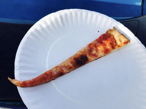 [I Ate] A really small slice of pizza School Pizza Party, School Pizza, Pizza Wedding, Stimulus Check, Pizza Funny, Pizza Slice, Pizza Party, School Parties, Cheese Pizza