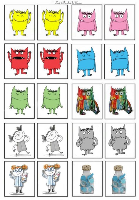 Feelings Activities Preschool, Bear Korean, Colour Monster, Monster Activities, Emotions Preschool, Feelings Activities, Emotions Activities, Monster Book Of Monsters, T Shirt Female