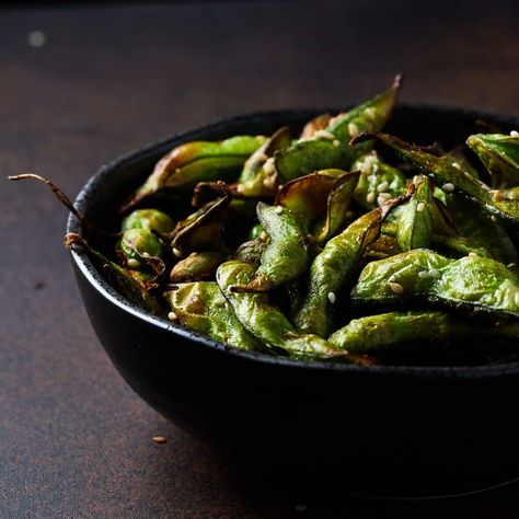 Air Fryer Frozen Edamame Beans - Cooking With Camilla Frozen Edamame, Healthy Savory Snacks, Edamame Beans, Savory Snacks, Edamame, Air Fryer Recipes, Air Fryer, Frozen, Snacks