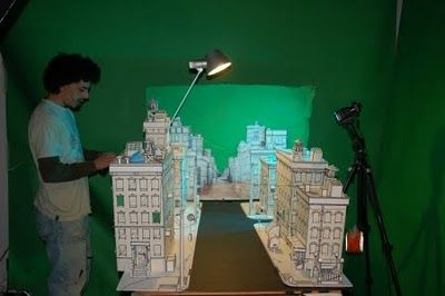 Exploring and Developing Animation: stop motion sets research (Continued) Stop Frame Animation, Laika Studios, Nyc Neighborhoods, Animation Stop Motion, Robot Technology, Paper City, Outdoors Tattoo, Education Humor, Motion Video