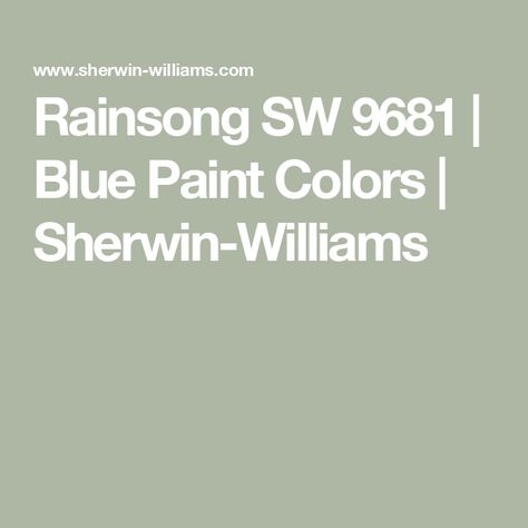 Rainsong SW 9681 | Blue Paint Colors | Sherwin-Williams Rainsong Sherwin Williams, Sw Atmospheric Blue, Sherwin Williams Regale Blue, Sw Languid Blue Paint, Sw 6221 Moody Blue, Sherwin Williams Resolute Blue, Fl Keys, Blue Paint Colors, Slate Tile