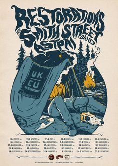 Music Poster Art, Poster Art Illustration, Best Posters, Music Poster Design, Tour Poster, Flyer Design Inspiration, The Smith, Plakat Design, Design Brochure