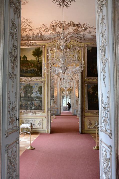 Munich Castle, Residenz München, Nymphenburg Palace, Historic Interiors, German Castles, Rococo Interior, Inspo Art, Ornamental Design, Old Manor