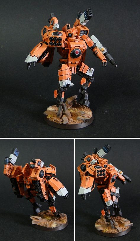 Tau Commander Tau Commander, Tau Miniatures, Tau Battlesuit, Grimdark 40k, Tau 40k, Dnd Figures, Tau Army, 40k Tau, Tau Warhammer