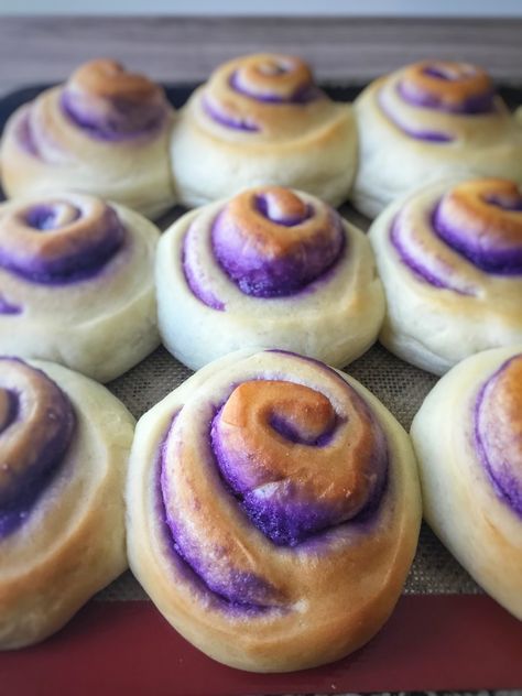 Ube Cream Cheese, Ube Halaya Recipe, Cheese Roll Recipe, Ube Recipes, Cheese Roll, Sweet Dough, Cheese Rolling, Roll Recipe, Filipino Recipes