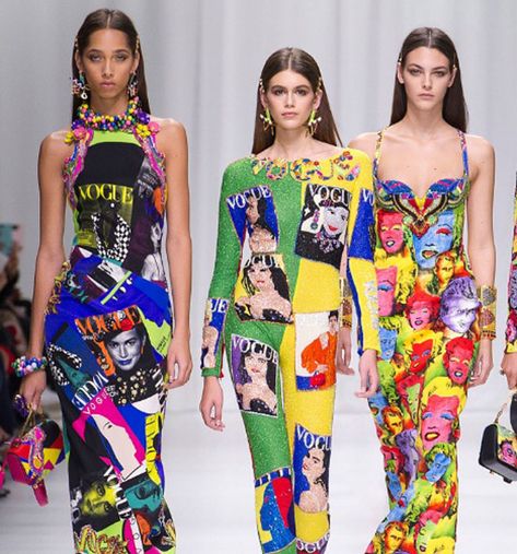 Pop Art Fashion Runway, Retro Art Prints, Pop Art Fashion, Runway Trends, Retro Art, Designer Collection, Fashion Prints, Fashion Art, Runway Fashion