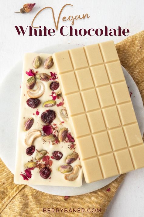 Making Vegan White Chocolate: The Ultimate Illustrated Guide Vegan Diner, Temper Chocolate, Chocolate At Home, Bake Sweets, Chocolate Creations, How To Temper Chocolate, Vegan White Chocolate, Vegan Ideas, Easy Vegan Dessert