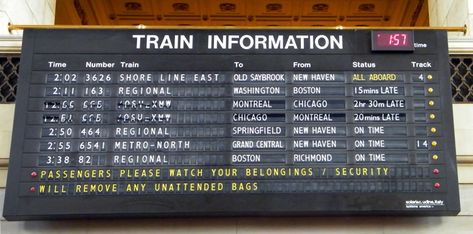 Train Schedule Board, Reading Train, Menu Signs, Departures Board, Train Info, Schedule Board, Info Board, Train Times, Old Train