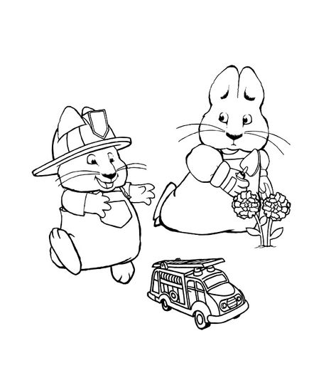 Max and Ruby Printable Coloring Page Nick Jr Coloring Pages, Max Ruby, Ruby Tattoo, Easter Coloring Sheets, Max And Ruby, Easter Coloring, Bear Birthday Party, Quote Coloring Pages