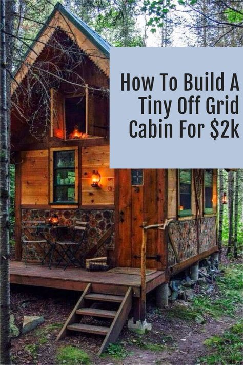 Build Your Own Cabin Cheap, Tiny Cabin Off Grid, Building A Tiny Cabin, Solar Panels For Tiny House, How To Build Your Own Tiny House, Diy Bus Home Tiny House, Diy Airbnb Cabin, Building A Cottage On A Budget, Building A Tiny House On A Budget Diy