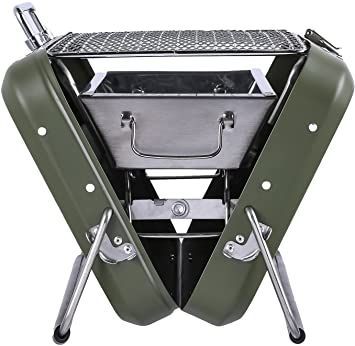 Foldable Portable Barbecue Grill Outdoor Grill Charcoal Grill Stainless Steel Skewers Barbecue Grill Outdoor, Barbecue Camping, Grill Outdoor, Solar Oven, Portable Barbecue, Unique Bags, Outdoor Grill, Barbecue Grill, Charcoal Grill