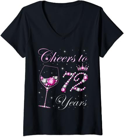 Cheers to 72 Years, This Queen Makes 72 Look Fabulous, Cheers to 72 years shirt for Women, 72 years old woman shirt, 72nd birthday shirt for women, 72nd Queen Birthday Tee shirt, Cheers to 72 years old woman shirt, Chapter 72 birthday, 72nd bday.
I'm turning 72, hello 72, sassy and fabulous at 72, fierce fabulous at 72, chapter 72, stepping into my 72nd birthday like a queen, stepping into my 72nd birthday like a boss, 72 years old woman birthday t-shirt, cheers to 72 years shirt. Birthday Party Women, Woman Birthday, Queen Birthday, Woman Shirt, Party Women, Birthday Tee, Old Woman, Like A Boss, Shirt For Women