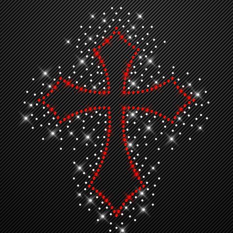 Iron-on rhinestone cross patch with glow approx. 403 rhinestones Instructions for easy iron-on are included. We recommend the highest possible proportion of cotton in the textile Dimensions of the motif approx. 180 x 230 mm designed and produced in Germany The theme is also suitable for beginners. We use high-quality stones and transfer foils so that the finished textiles can go into the washing machine without any problems If you have any questions, our customer service will be happy to help Gl Cross Patch, Glitter Images, Small Pretty Tattoos, Transfer Foil, Rhinestone Transfers, Rhinestone Cross, Pretty Tattoos, Washing Machine, Two Tone