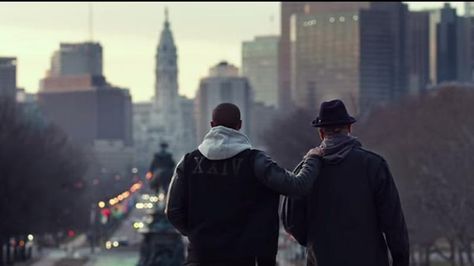 Creed is all-around greatness - acting, directing, writing, and use of the city. Rock Balboa, Rocky Wallpaper, Rocky Film, Creed Movie, Movie Times, Nate Dogg, Michael B Jordan, Movie Shots, Rocky Balboa