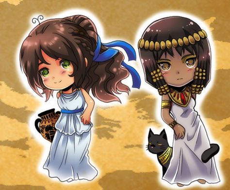 Ancient Greece and Ancient Egypt, Hetalia — Greece's mother and Egypt's mother Ancient Egypt Anime, Egypt Hetalia, Egypt Ancient, Kievan Rus, Artist Problems, Country Ball, Hetalia Axis Powers, Country Human, Byzantine Empire