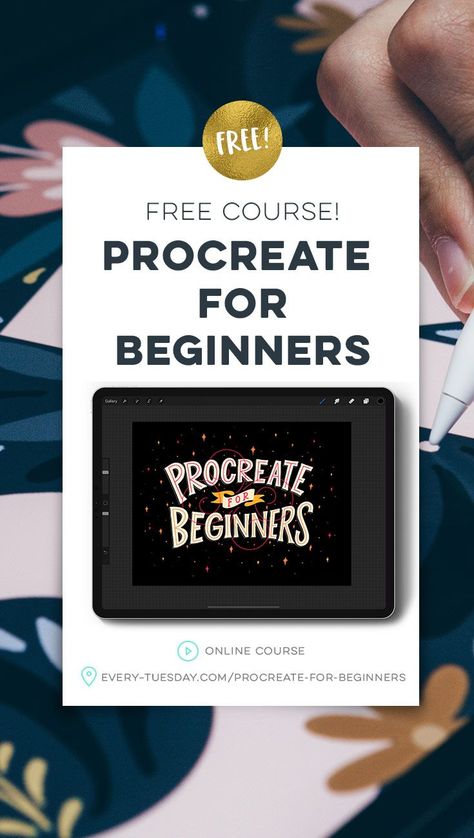 Free course! Procreate for Beginners: every-tuesday.com/procreate-for-beginners via @ teelac Procreate For Beginners, Procreate App Tutorial, Ipad Lettering Procreate, Inkscape Tutorials, Procreate Ipad Tutorials, Ipad Tutorials, Procreate Ipad Art, Free Procreate, Drawing Hair