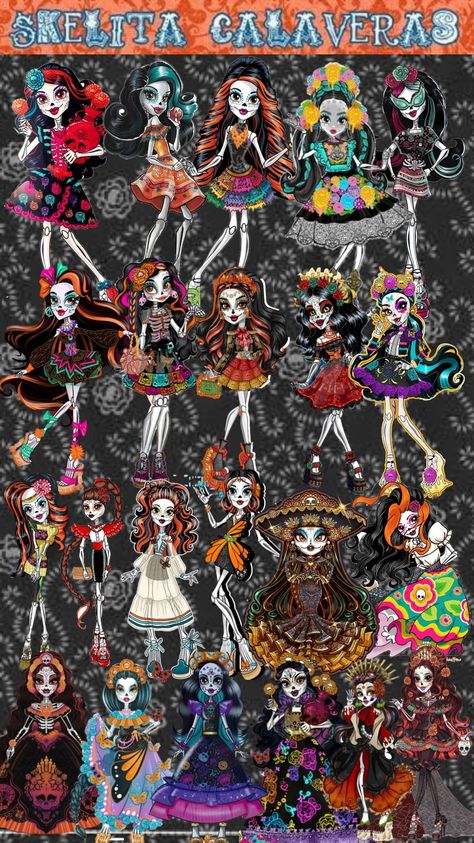 Un tributo a Skelita calavera Skelita Calaveras Aesthetic, Skelita Doll, Skelita Calaveras Doll, Monster High Skelita, Monster High Costume, Skelita Calaveras, Monster High Party, Moster High, Monster High Art