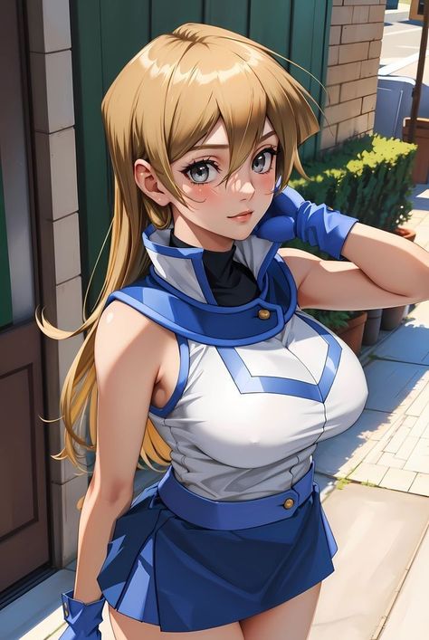 Asuka Tenjoin, Alexis Rhodes, Happy Smile, Rhodes, Digimon, League Of Legends, My Hero Academia, Blonde, Fan Art