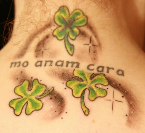 The Great Soulmate Debate – The Geeky Gaeilgeoir Anam Cara Tattoo, Irish Clover Tattoo, Irish Gaelic Tattoo, Mo Anam Cara, Gaelic Tattoo, Irish Phrases, Tattoo Nightmares, Gaelic Words, Irish Words