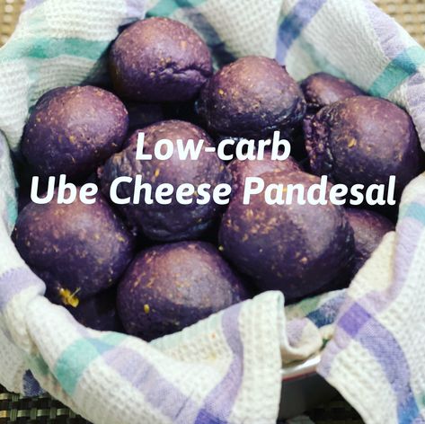 This UBE CHEESE PANDESAL recipe is my version of low-carb  pandesal or filipino dinner roll. I used my low-carb yeast Pandesal recipe (https://www.facebook.com/101251231384826/posts/129012505275365/ ) that i made before and just added (butterfly) Ube flavoring  which I highly recommend because of it's real ube flavor. And of course cheddar cheese in the middle is perfect for this delicious bread. I love food with ube flavor thus incorporating it with my favorite breakfast bread. I know there are Cheese Pandesal Recipe, Ube Cheese Pandesal, Filipino Dinner, Pandesal Recipe, Filipino Recipe, Keto Cinnamon Rolls, Dinner Roll, Breakfast Bread, Cream Cheese Cookies