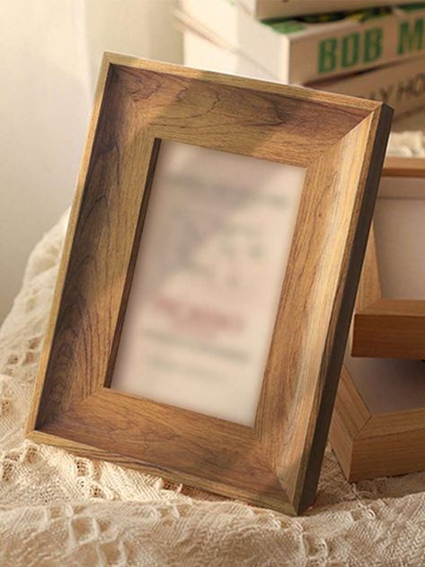 1pc Wooden Pattern Photo Frame Without Inner Paper | SHEIN UK Wood Photo Frame Design, Cadre Photo Diy, Home Office Furniture Design, Pic Frame, Side Work, Woodwork Projects, Wooden Pattern, Photo Frame Design, Diy Picture Frames