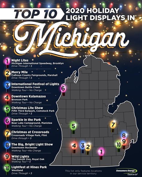 Find the best areas in michigan to see christmas lights🎄 Brooklyn Night, Michigan Christmas, Night Lite, Travel Michigan, Michigan Travel, International Festival, 1st Night, Places To Explore, Holiday Tops