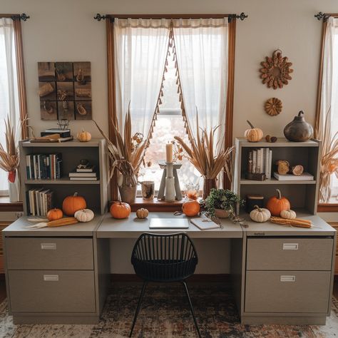 As the crisp, cool air of autumn begins to settle in, it’s the perfect time to infuse your office space with the warmth and charm of the season. A fall-inspired office design goes beyond just aesthetics; it can create a cozy, Calming Environment, Warm Color Schemes, Office Design Ideas, Earthy Hues, Warm Colour Palette, Rich Burgundy, Neutral Shades, Warm Red, Window Seat