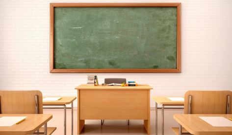 Desk Front View, School Classroom Interior, Desk Illustration, Back To School Classroom, Classroom Interior, John Dewey, African American Studies, Muslin Backdrops, Teacher Desk