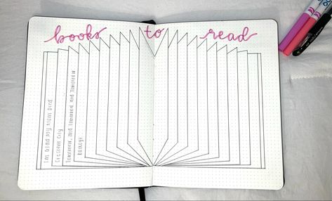 Tbr Journal Page, Tbr Bullet Journal, Pages Read Tracker Bullet Journal, To Be Read Bullet Journal, Books Ive Read Bullet Journal, Books I Want To Read Bullet Journal, Book Log Bullet Journal, Books I Want To Read, Reading Log Bullet Journal