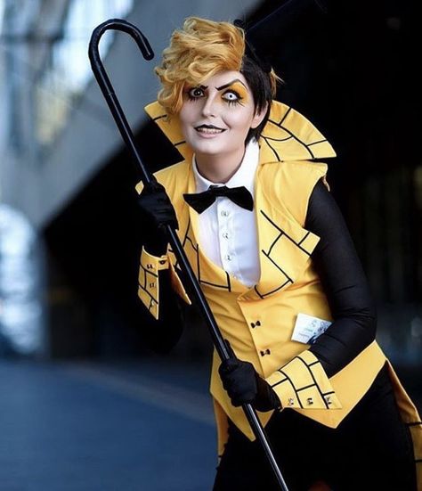 Bill Schiffer cosplay Bill Cipher Cosplay, Peter Pan Kostüm, Bill Cipher Human, Gravity Falls Cosplay, Bill Cypher, Witchcraft Aesthetic, Cosplay Reference, Gravity Falls Bill Cipher, Gravity Falls Bill